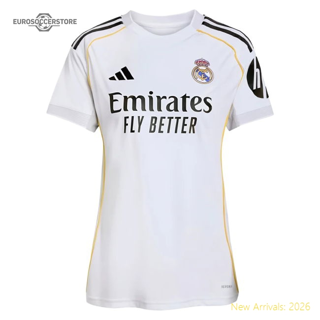 Official 2025-2026 Real Madrid Home Shirt (Womens) (Kroos 8)
