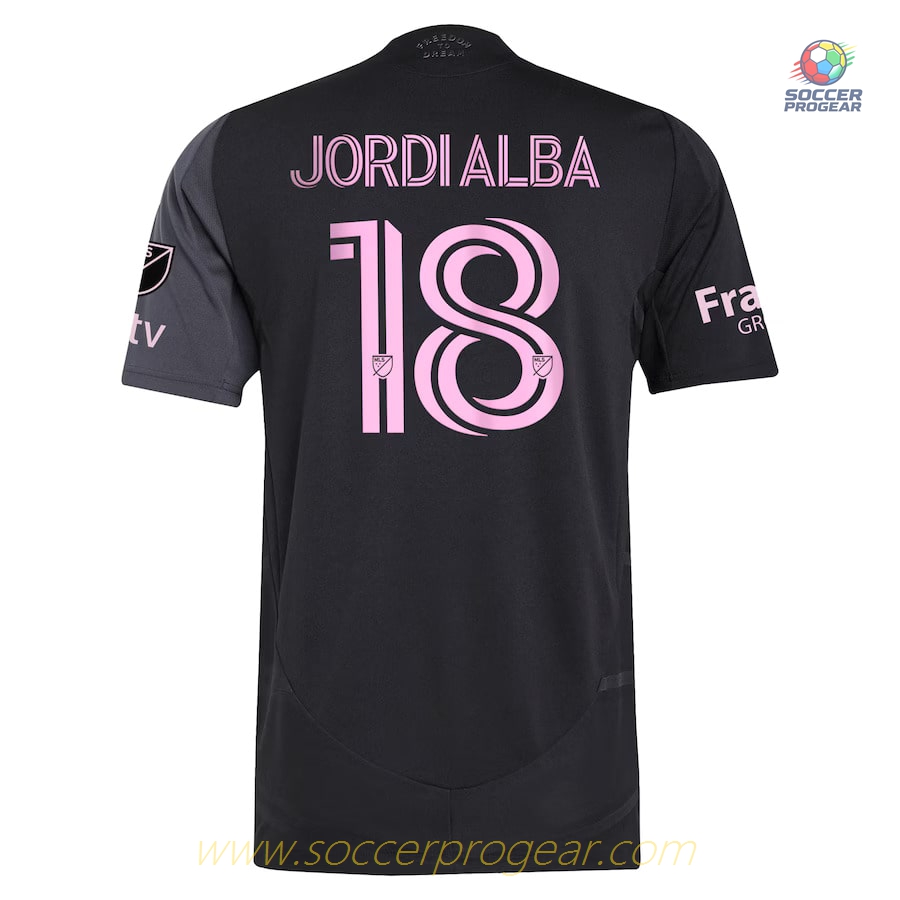 Inter Miami Away Match Football Jersey 2025 Jordi Alba
