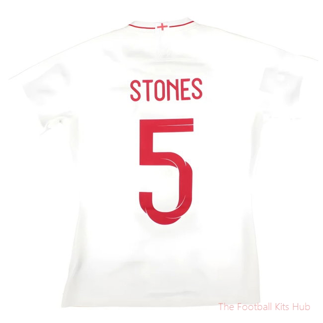 England 2018-19 Home Shirt (Womens M) Stones #5 (Excellent)