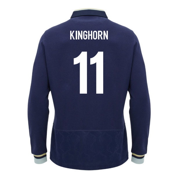 [DDJ] 2026 2027 Scotland Rugby LS Cotton Shirt Home Uniform (Kinghorn 11)