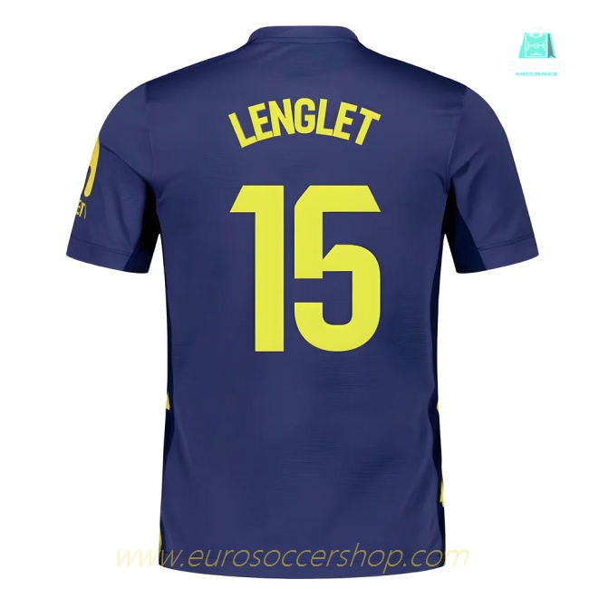 2025-2026 Atletico Madrid Away Shirt (Lenglet 15)