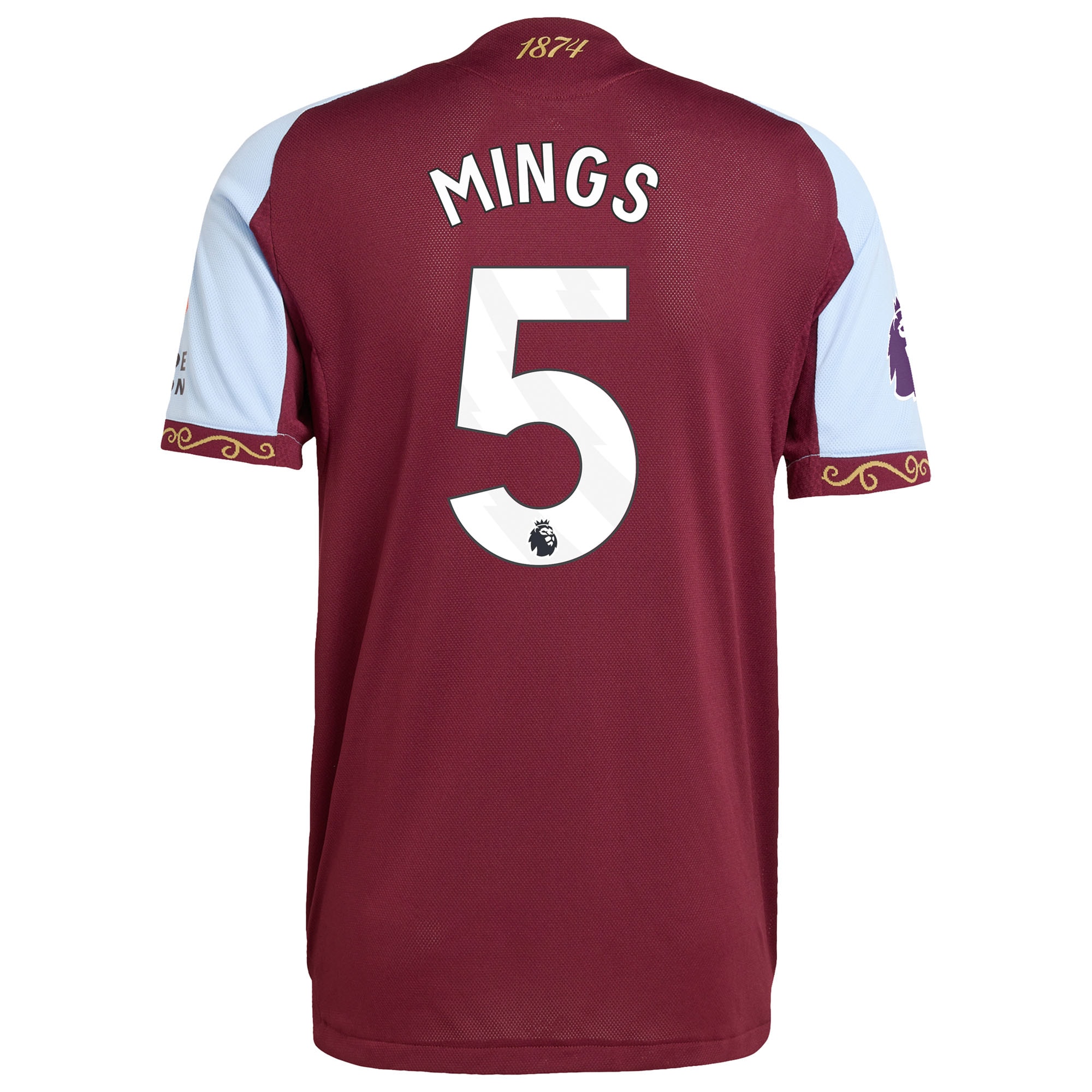 [SJH] Tyrone Mings Aston Villa 2025/26 Home Authentic Jersey - Claret