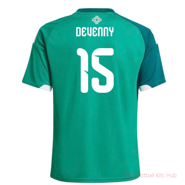 [LK] 2026/27 Northern Ireland Home Shirt (Kids) (Devenny 15)