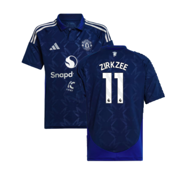2024-2025 Man Utd Away Shirt (kids) (zirkzee 11) - Official Edition