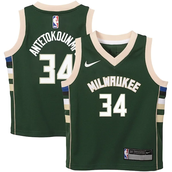 Giannis Antetokounmpo MIL Swingman Jersey - authentic NBA - Green #1