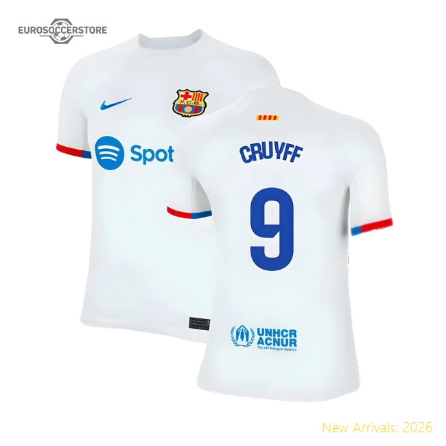 Popular 2023-2024 Barcelona Away Shirt (Kids) (Cruyff 9)