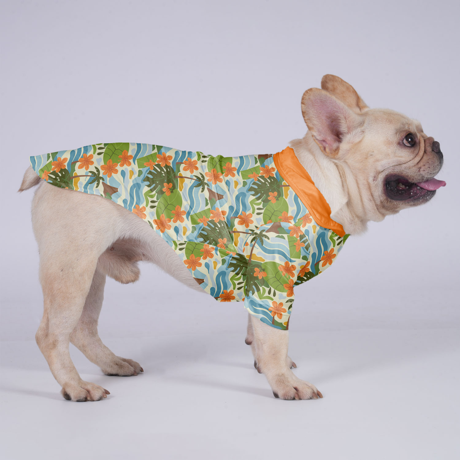 French Bulldog Nala Hawaiian Shirt For Frenchies Comfy Pet Product