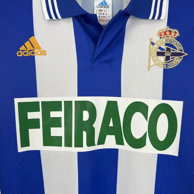 Cheap 1999-2000 Real Club Deportivo de La Coruña Jersey retro kit