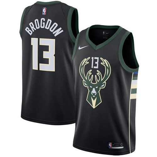Superior Bucks #13 Malcolm Brogdon 2024 Statement NBA Swingman Jersey