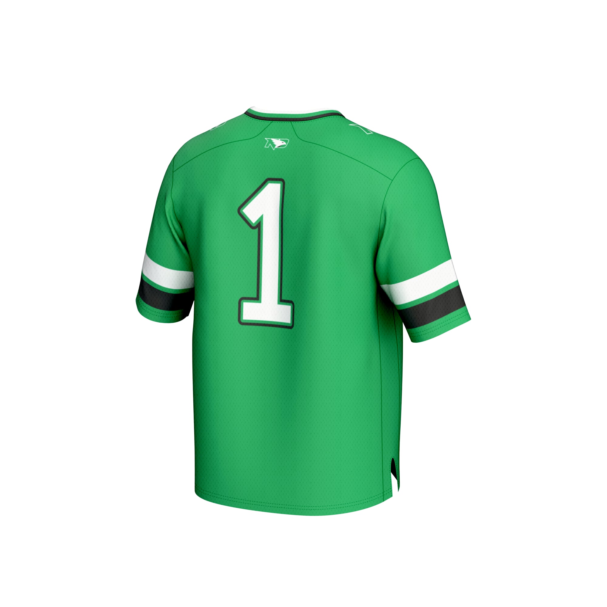 #1 Kelly Green North Dakota Lightweight Collegiate Football Fashion Jersey