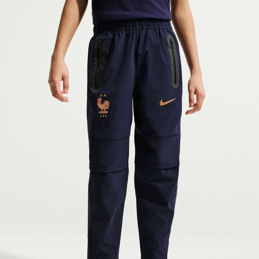 [VFJ] 2026 France Trousers Tech Woven World Cup Blackened Blue/Metallic Copper