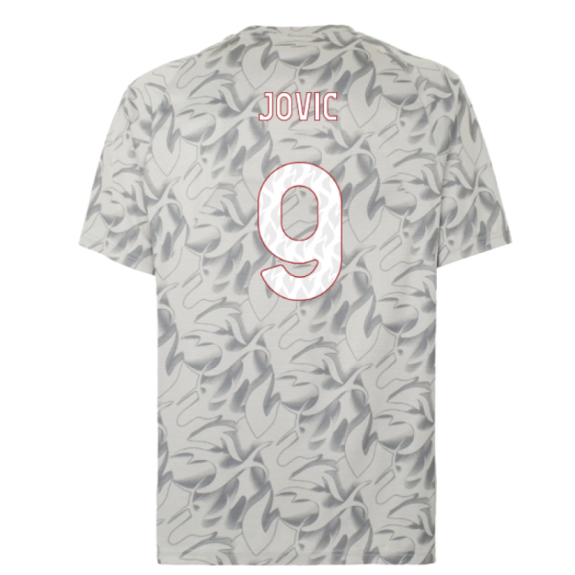 Committed Acm Ac Milan Warm Up Jersey Smokey Gray Jovic #9 Top Tie...