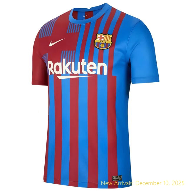 2021-2022 Barcelona Home Shirt - Performance Game Day - Genuine,...