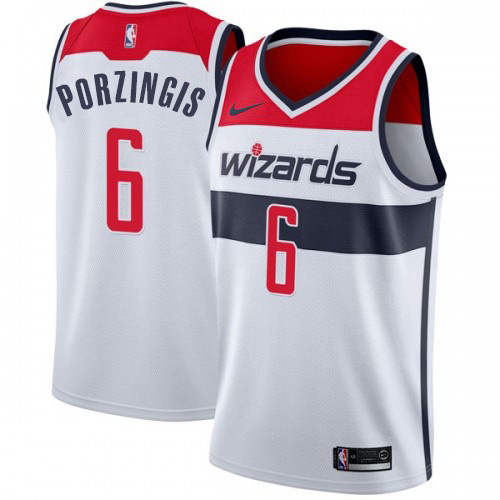 Nike Trail Blazers White Washington Wizards #6 Jersey - Discounted