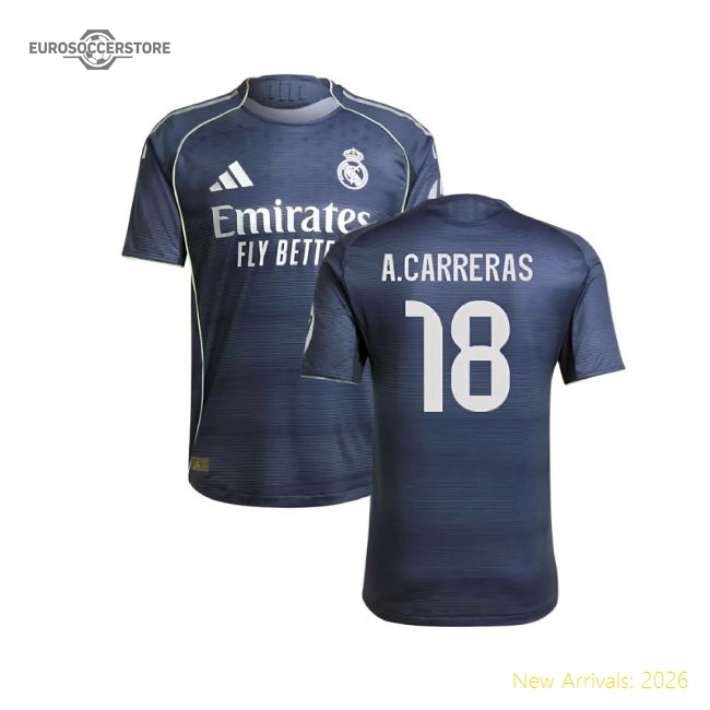 Premium-grade 2025-2026 Real Madrid Authentic Second Jersey (acarr