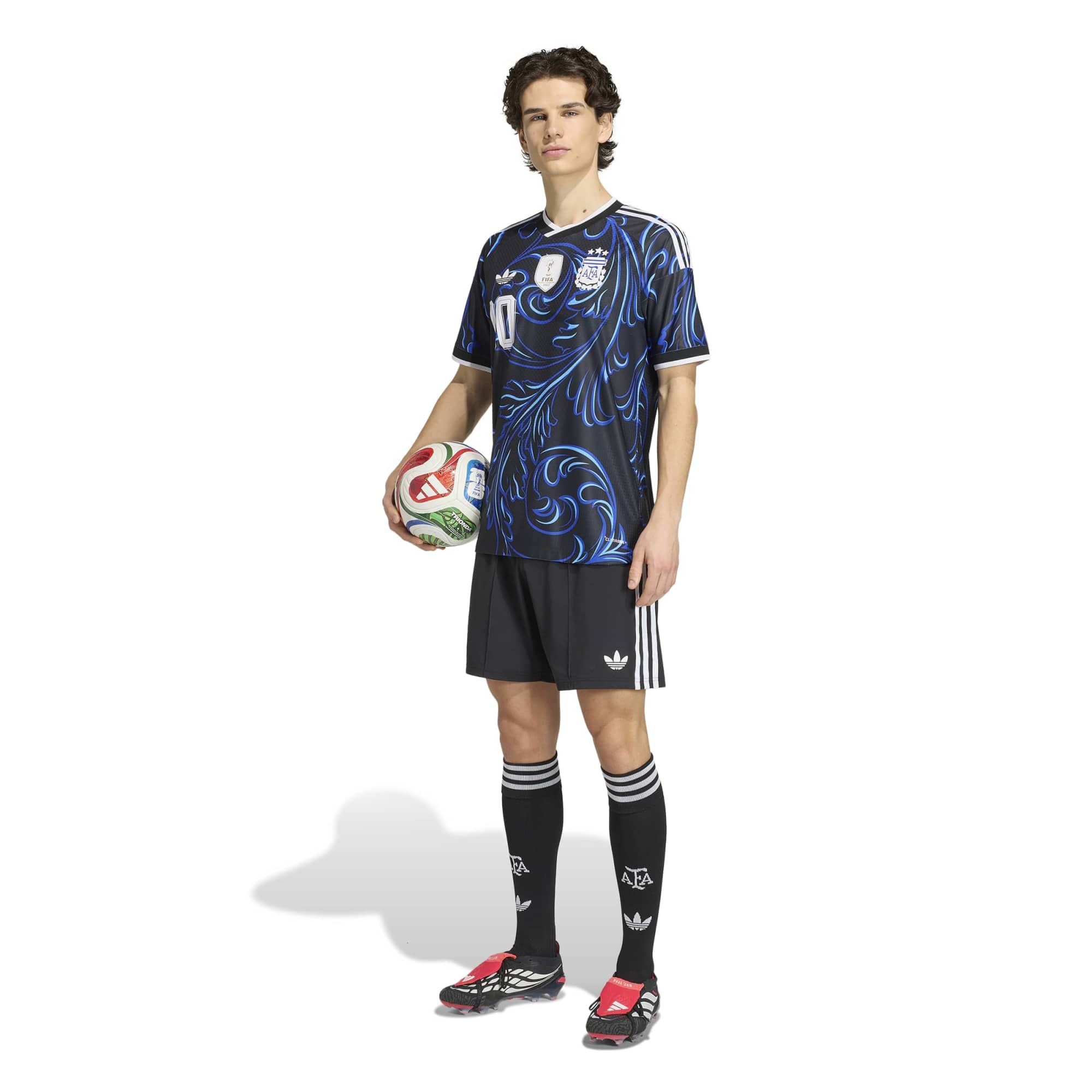 [SJH] Lionel Messi #10 Argentina National Team 2026 Away Authentic Player Jersey - Black