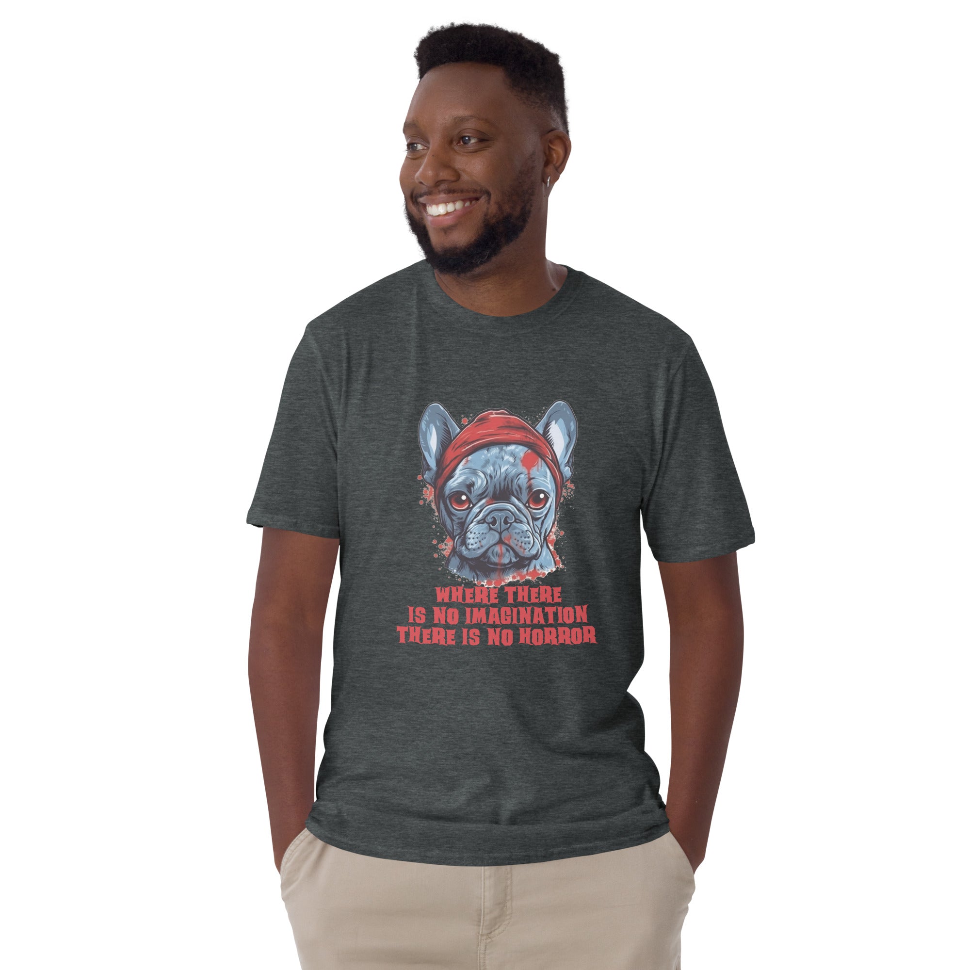 Comfortable Cozy Spooky Frenchie - Unisex T-shirt for Casual Outings