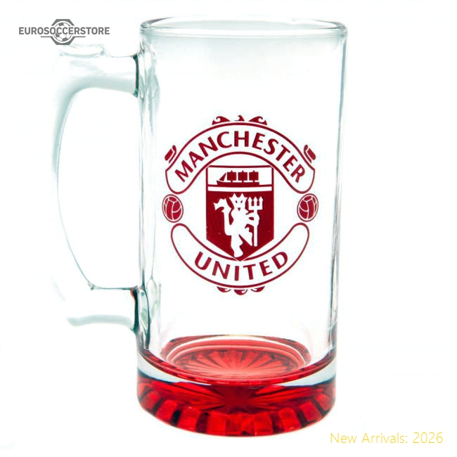 Official Manchester United Fc Stein Glass Tankard - Premium Quality
