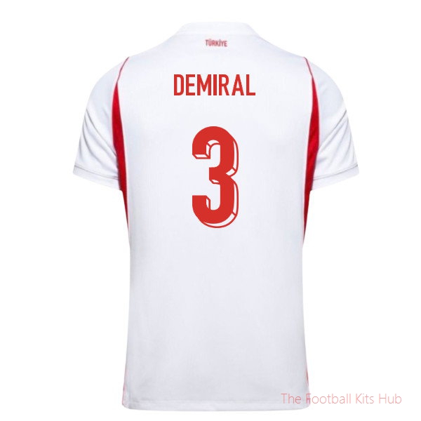 2026-2027 Turkiye Away Shirt Demiral #3 Football Jersey