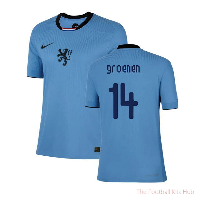 2025-2026 Netherlands Womens Team Away Shirt (Ladies) (Groenen 14)