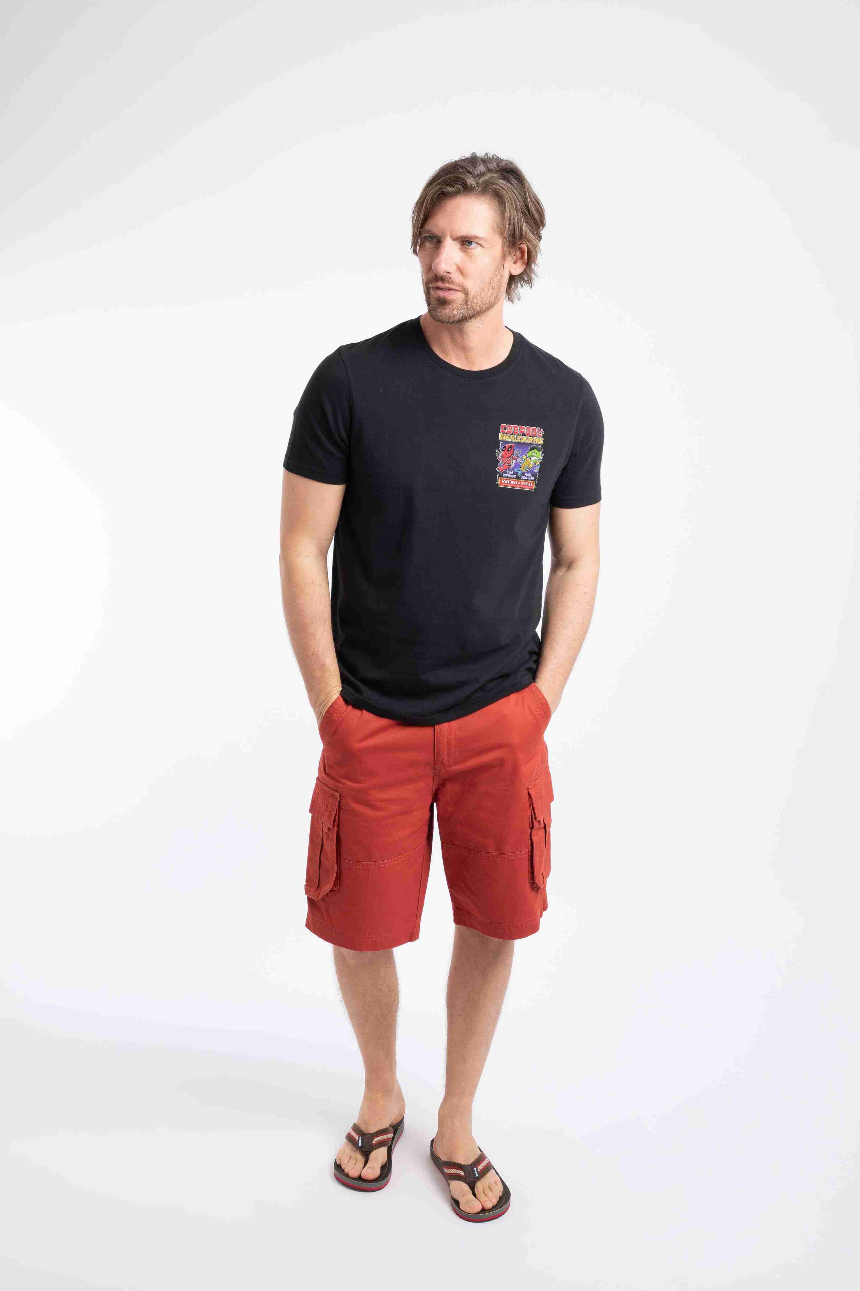 Codpool Back Print Artist T-Shirt Black