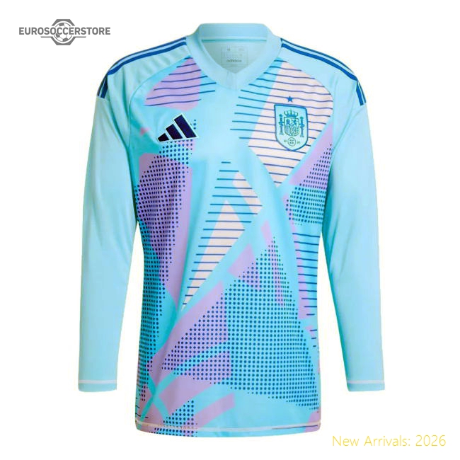 Spain Home Ls Goalkeeper Kit 2024-2025 Fan Style Jersey