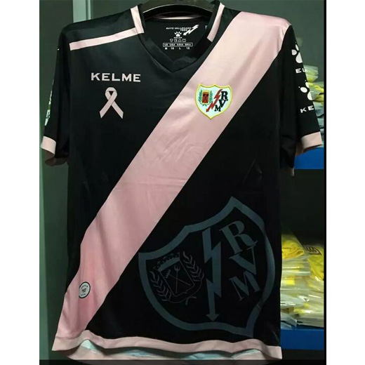 Quick Dry Rayo Vallecano Away 201617 Soccer Jersey Shirt