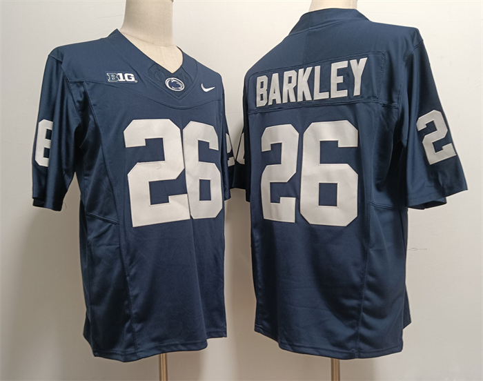 match worn Men's None Saquon Barkley #26 Game 2024 Football Jersey