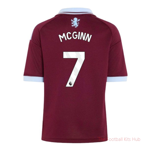 Aston Villa 2026-2027 Home Shirt Mcginn #7 Team Jersey Match Kit