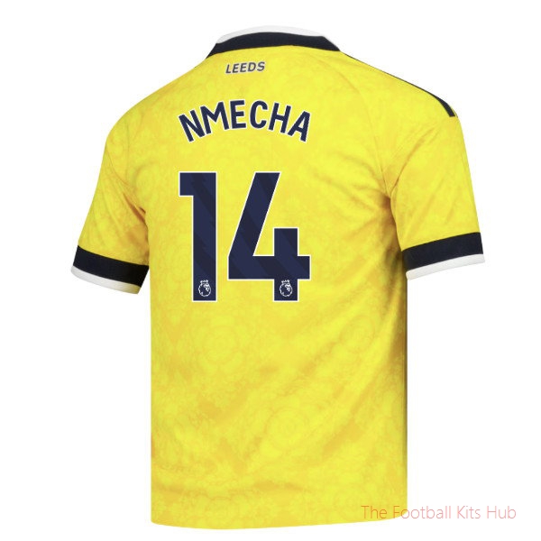 Leeds United Away Shirt Nmecha #14 2026-2027 Kids' Junior Soccer Jersey