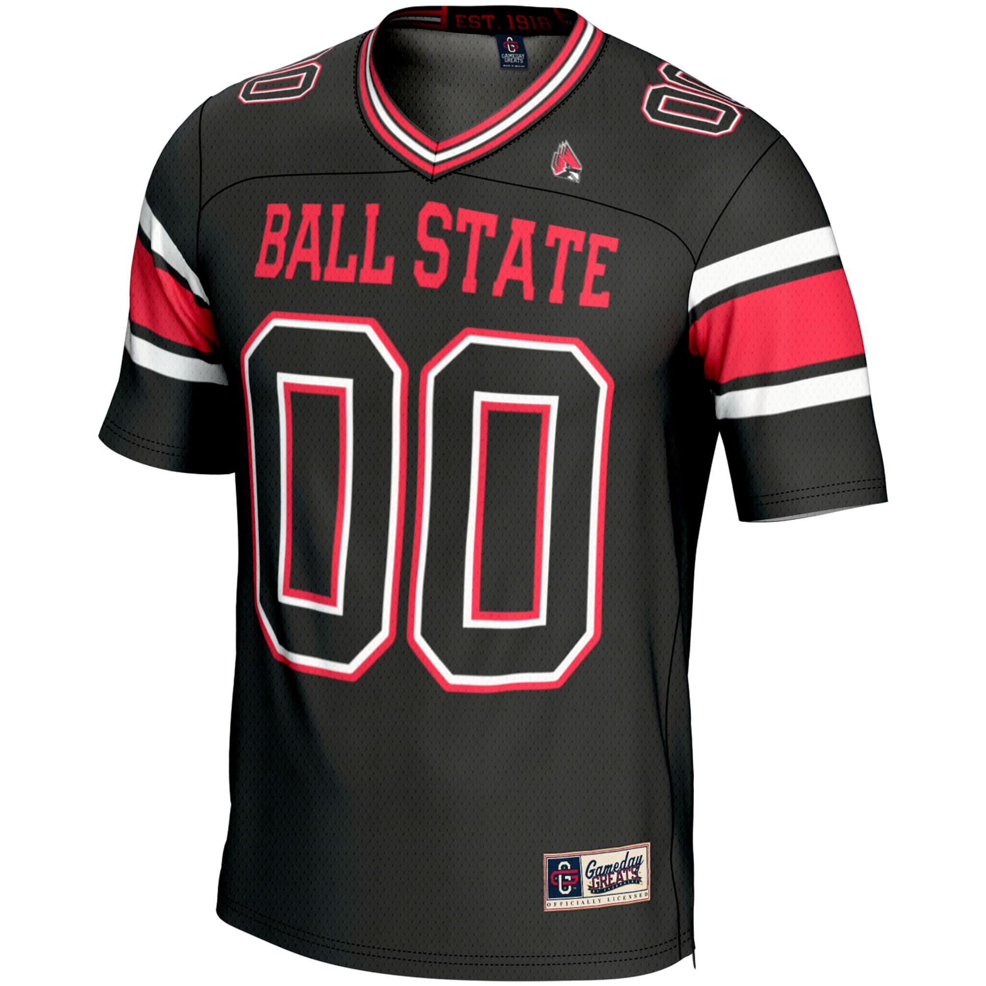 Ball State Cardinals GameDay Greats NIL Pick-A-Player Football Jersey - Black