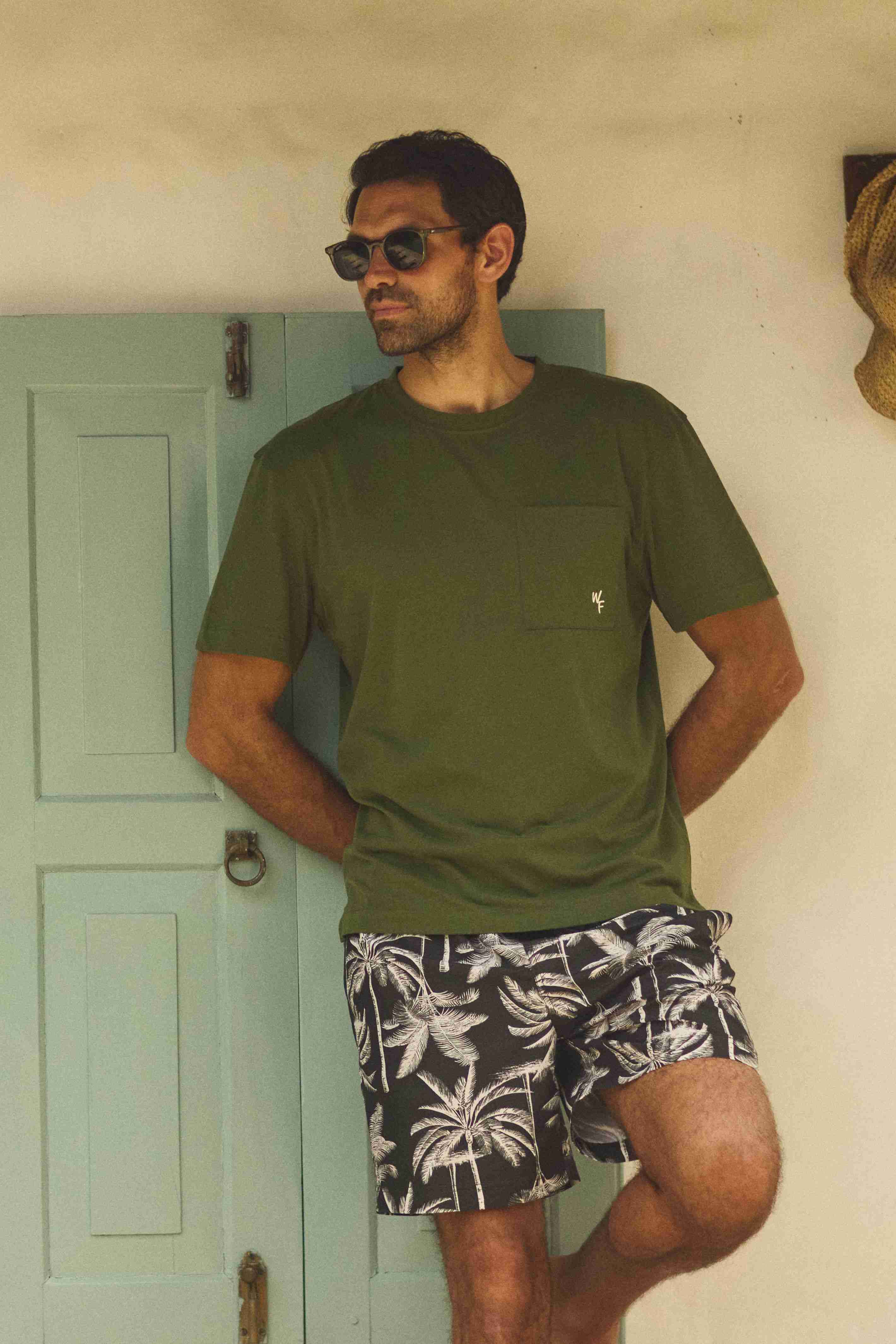 Keaton Super Soft Pocket T-Shirt Ginko Green