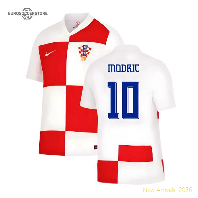 Croatia 2024 Home Jersey Shirt Football Fan Apparel Game Day Football Fan Gear