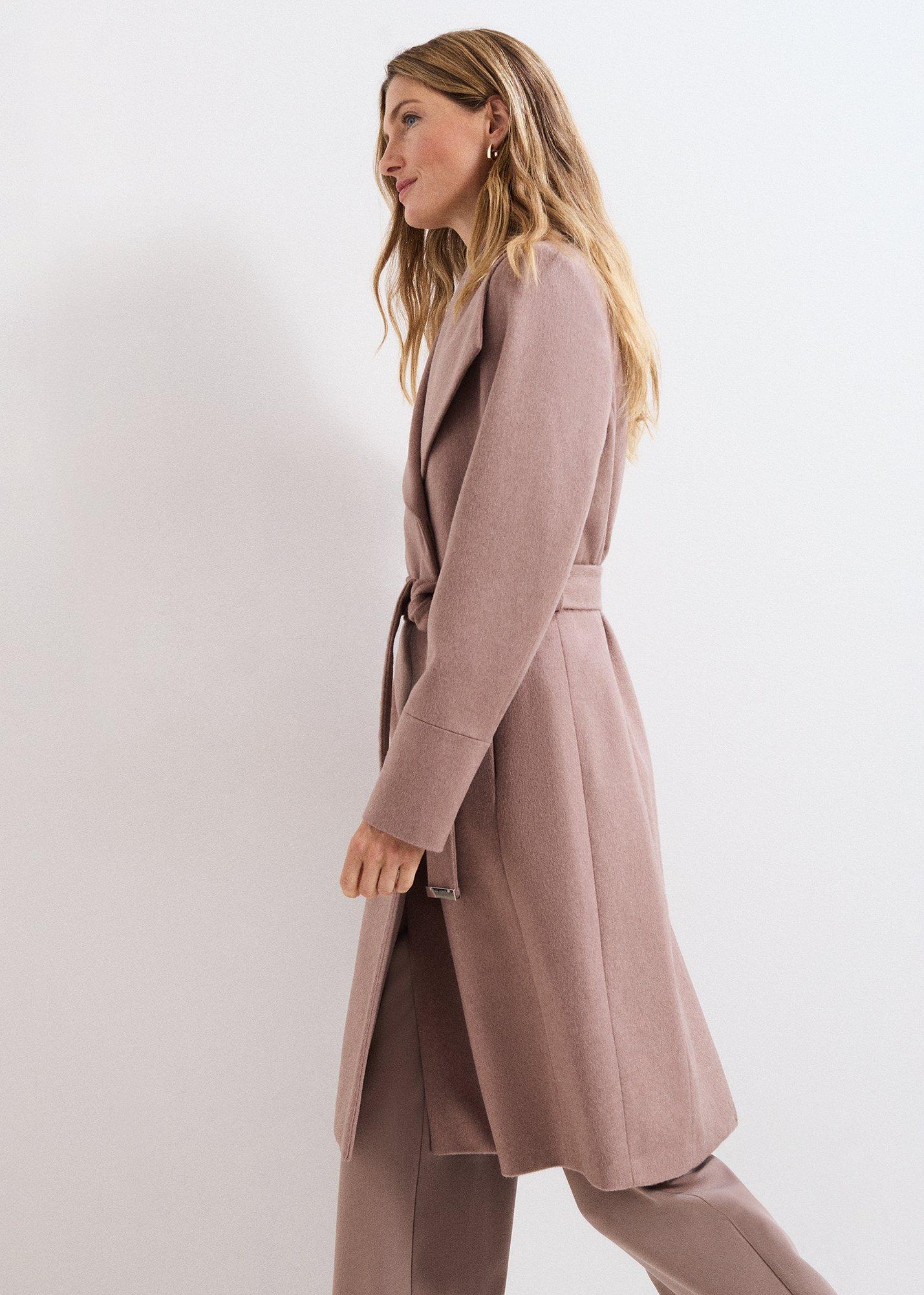 Nicci Belted Wool Coat