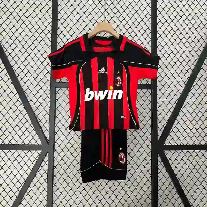 2006-2007 Kids AC Milan Jersey retro kit