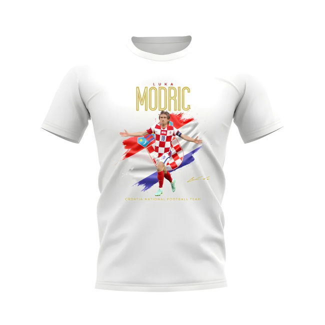 Premium Luka Modric Croatia Official Team Football National Kit