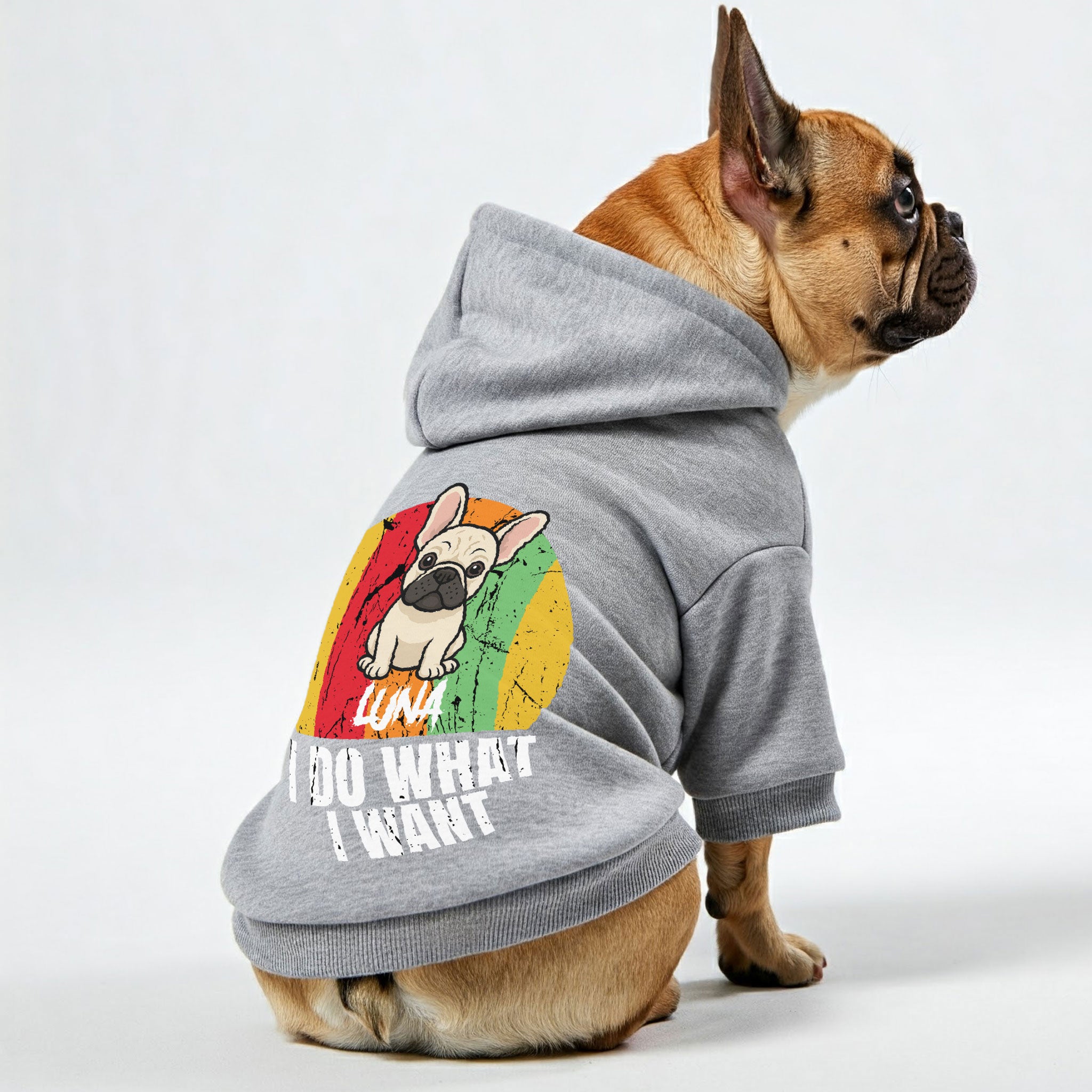 Pet-Lover I Do What I Want - Personalized French Bulldog Hoodies With...