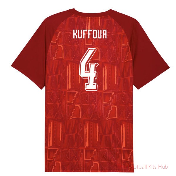[LK] 2026/27 Ghana Warm Up Jersey (Dark Crimson) (Kuffour 4)