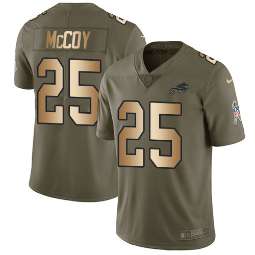 NFL BUF Bills LeSean McCoy #25 Team Color Limited Game Jersey - Pre...