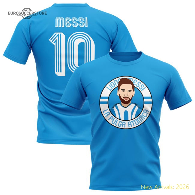 Lionel Messi Argentina National Team Football Squad Illustration Jersey