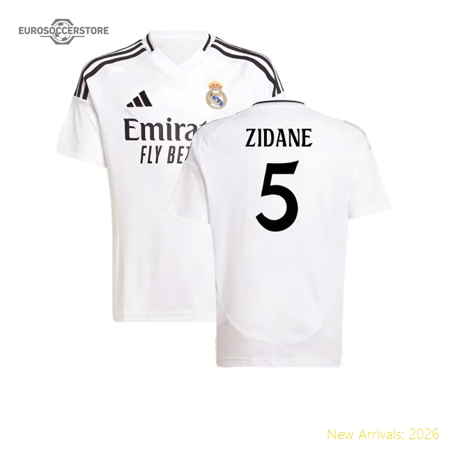 Non-toxic Football Team Kids Jersey Zidane 2024-2025 Climacool