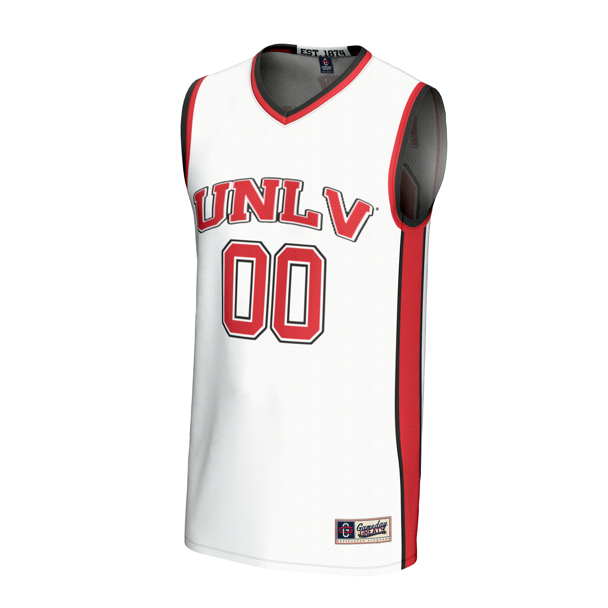 [DDG] UNLV Rebels GameDay Greats Unisex Men's Basketball NIL Pick-A-Player Lightweight Men's Basketball Fashion Jersey - White