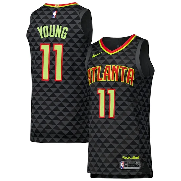 Championship Trae Young ATL NBA Jersey - Budget Price - Fan Favorite