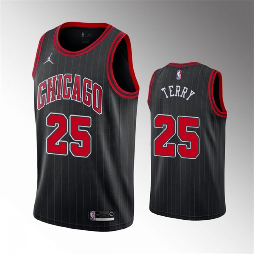 High-Quality Chicago Bulls 25 Black Jersey - - NBA Collection