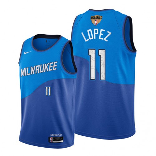 Bucks Blue Milwaukee Bucks #11 Nike Jersey - Economical Game Day Wear