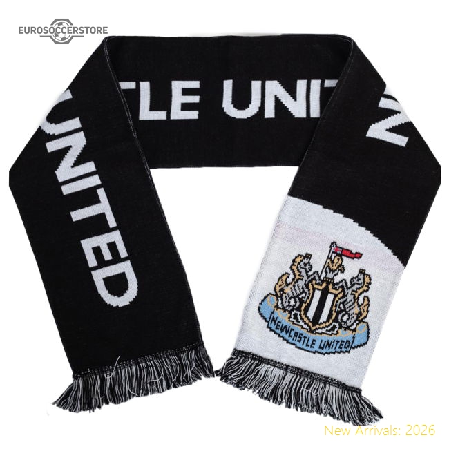 Elite Newcastle United Fc Diagonal Scarf - Premium Quality