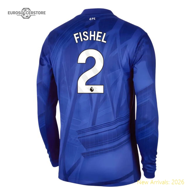 Chelsea 2025-2026 Home Long Sleeve Shirt (Fishel 2) For Premier