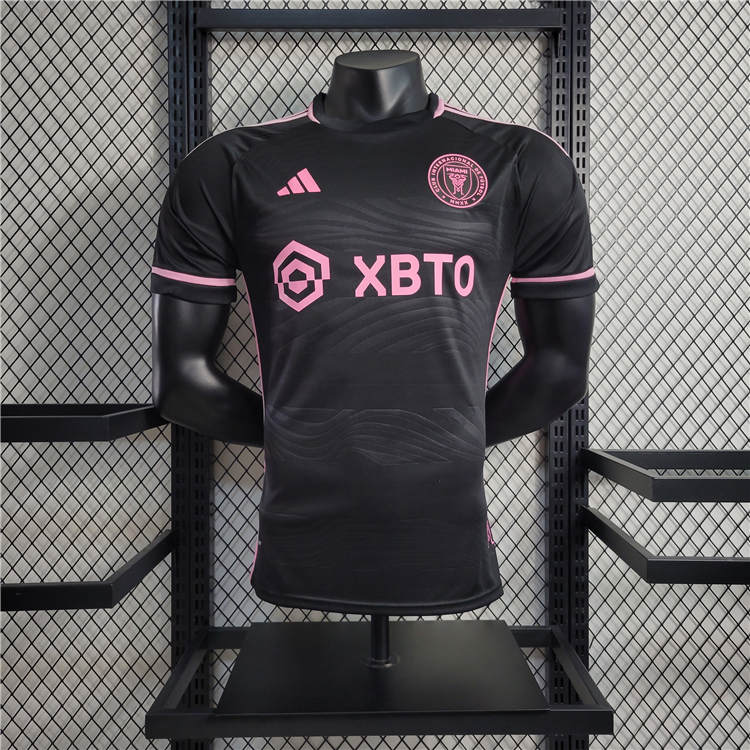 AUTHENTIC INTER MIAMI 2023 AWAY BLACK MATCH SHIRT - Official Replica