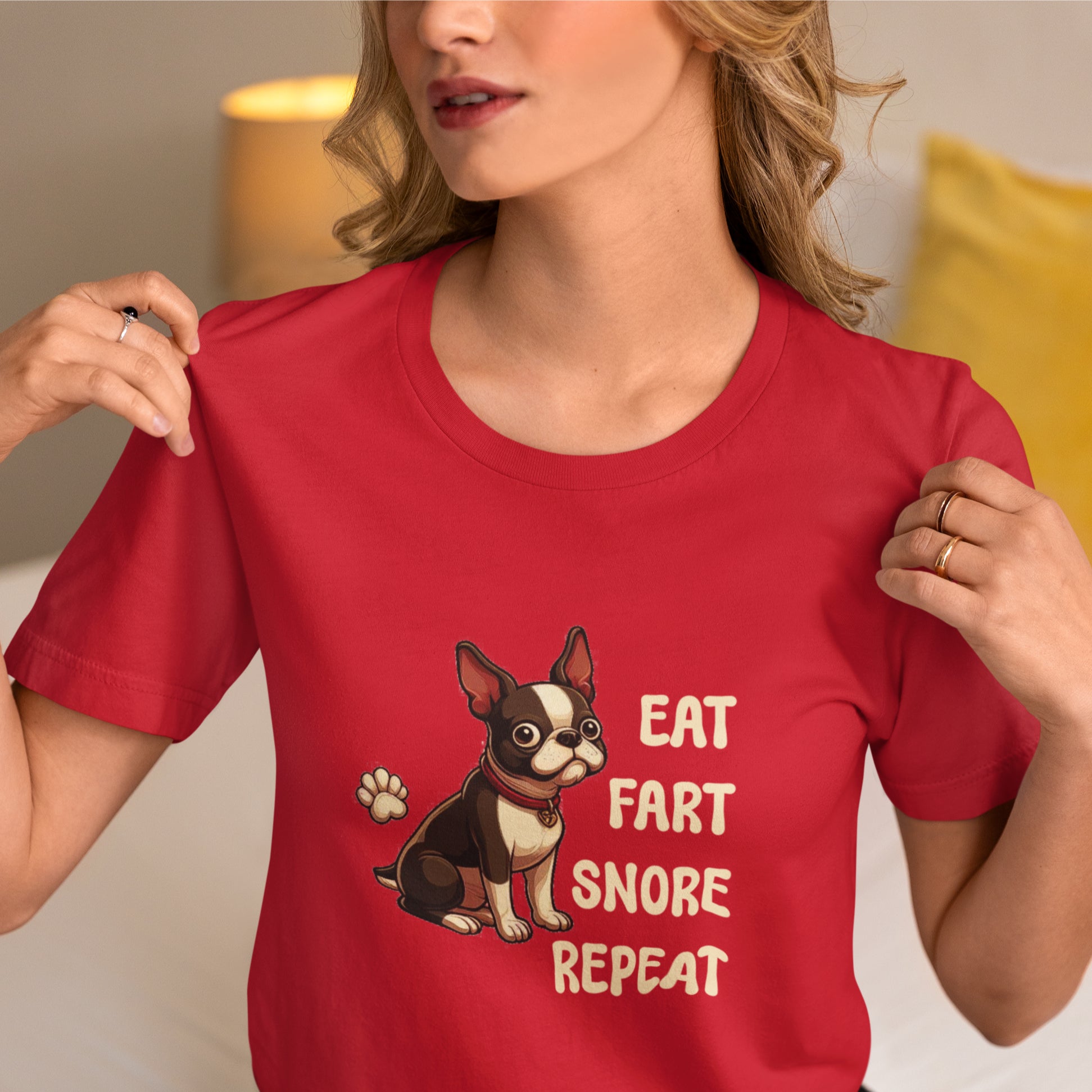 Minimal-Aesthetic Roscoe - Unisex Tshirts For Boston Terrier Lovers f...