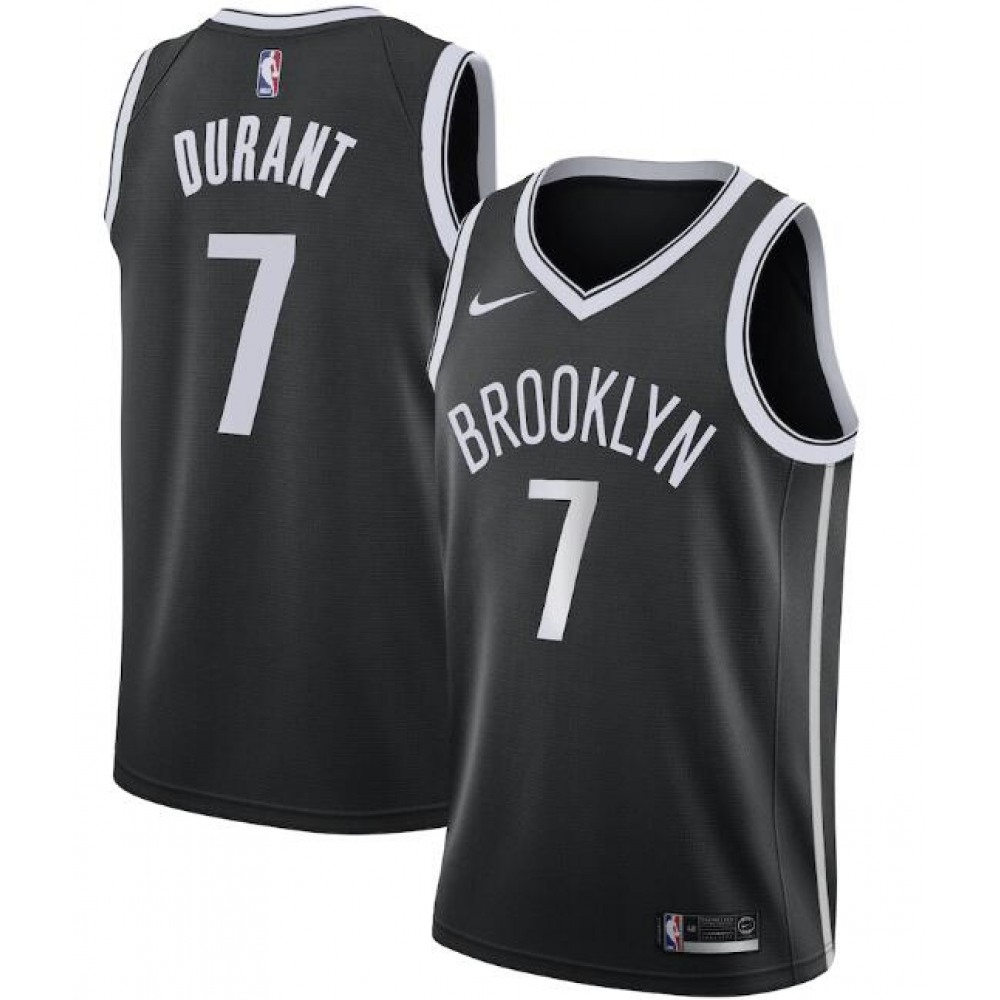Elite Kevin Durant7 Brooklyn Nets Jersey Black - - Fan Favorite